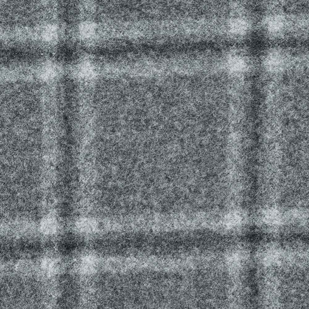 Detailaufnahme des Bezugsstoffs Glasgow mit Karomuster in Grau