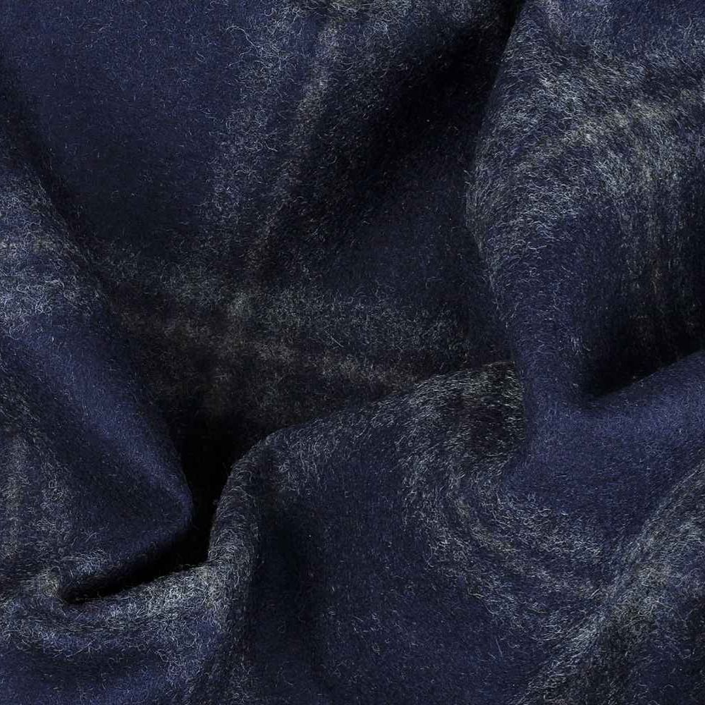 Materialstruktur des Bezugsstoffs Glasgow mit Karomuster in Dunkelblau